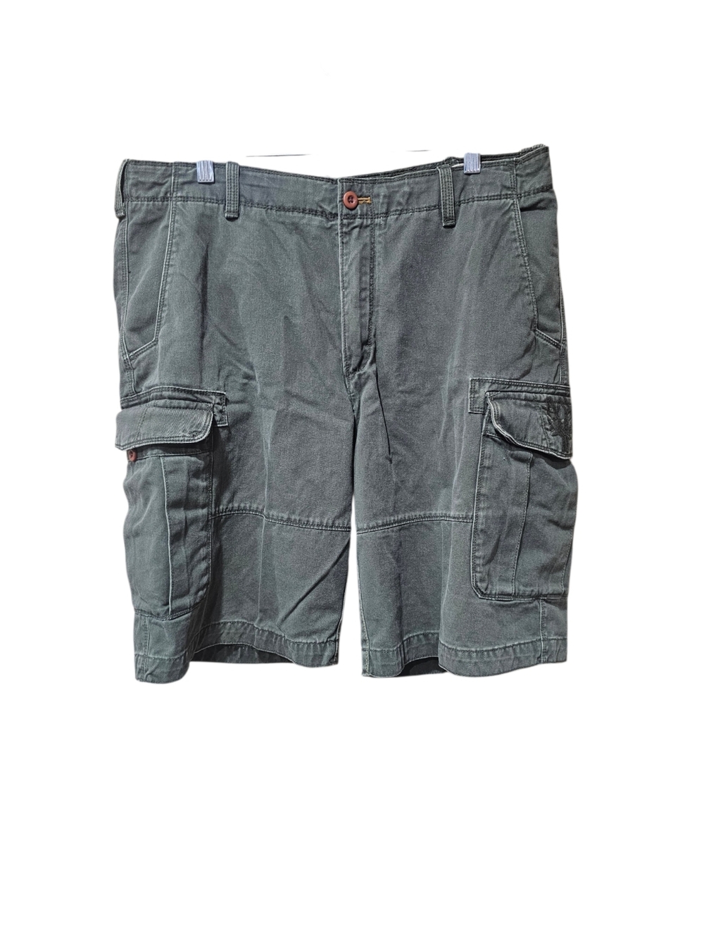 Timberland Cargo Shorts Mens Size 36 Green Utility Hiking Outdoor
